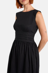 Gorman - Felicia Organic Cotton Midi Dress - black