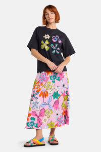 Gorman - So Fetch Sequin Oversized Tee - black