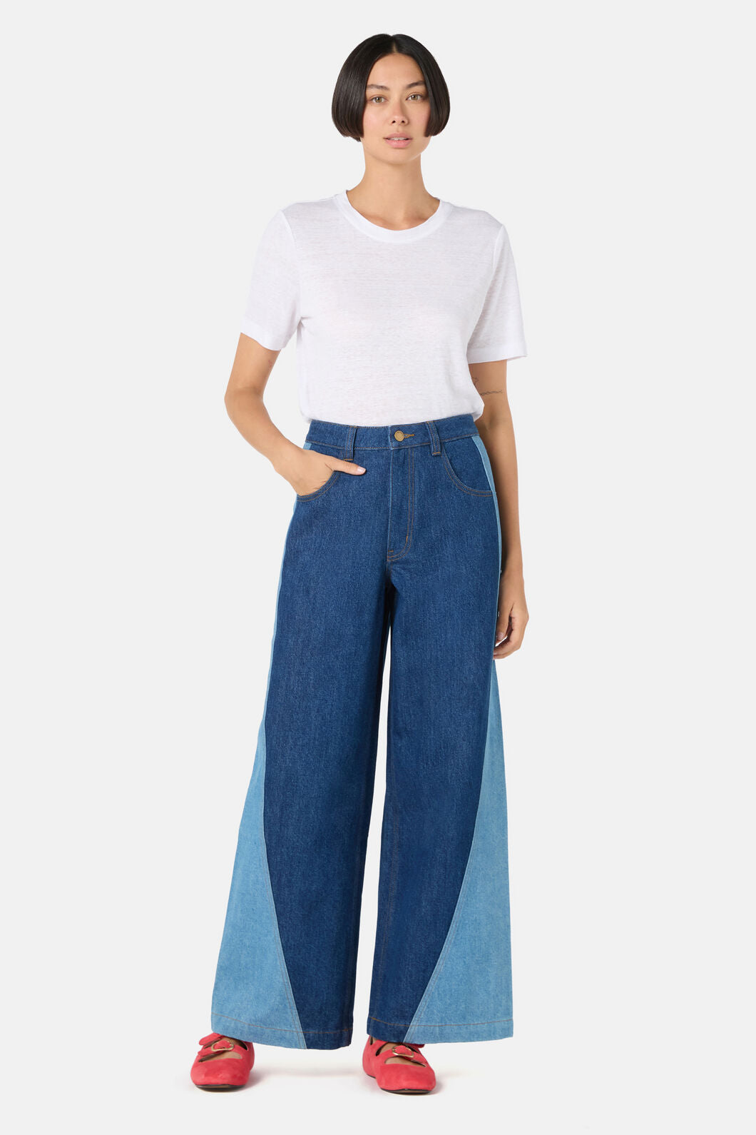 Gorman - Denim Splice Jean - denim