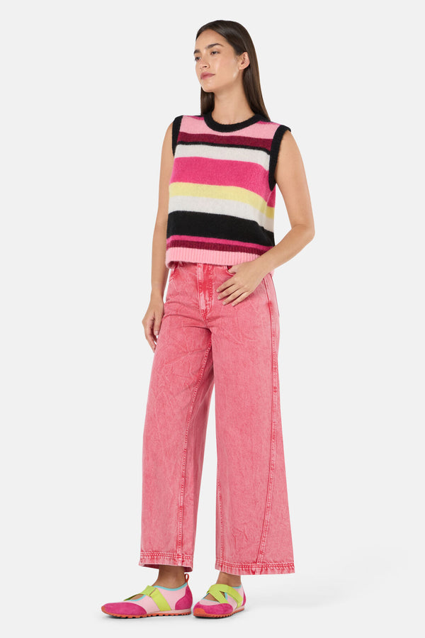 Gorman - Wavelength Stripe Alpaca Vest - stripe