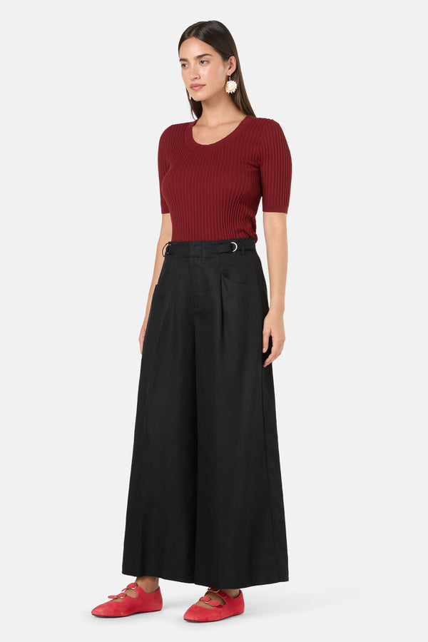 Gorman - Liana Wide Leg Pant - black