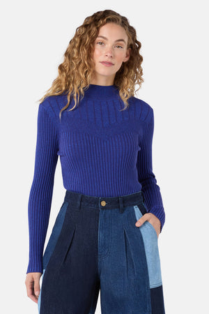 Gorman - Sweetheart Knit Top - blue