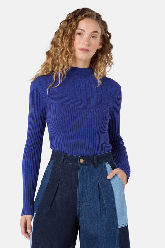 Gorman - Sweetheart Knit Top - blue