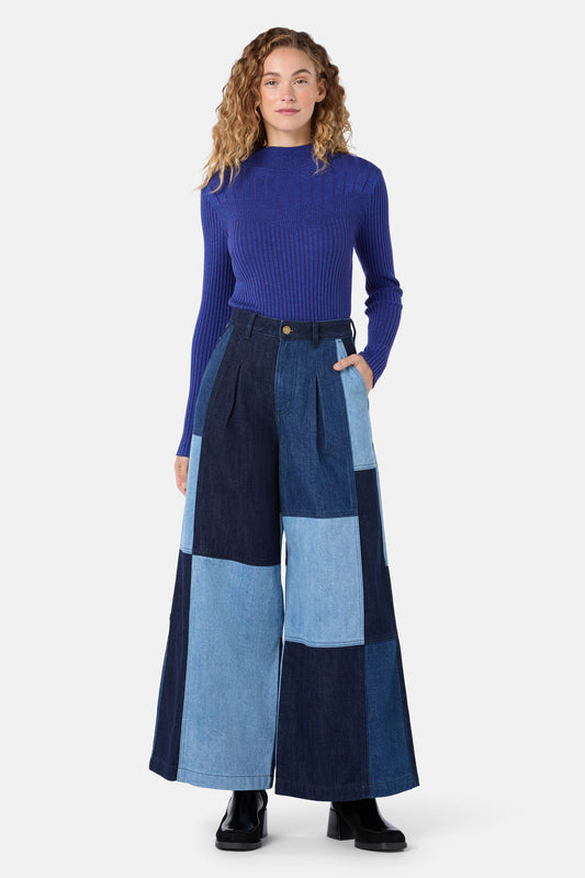 Gorman - Sweetheart Knit Top - blue
