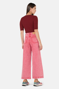Gorman - Fadeaway Acid Wash Jean - pink