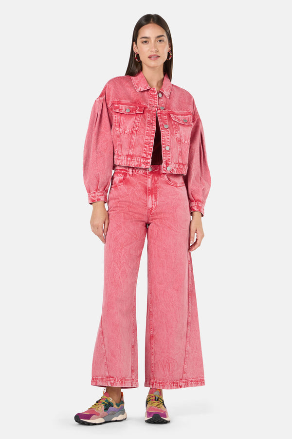 Gorman - Fadeaway Acid Wash Jean - pink