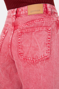 Gorman - Fadeaway Acid Wash Jean - pink