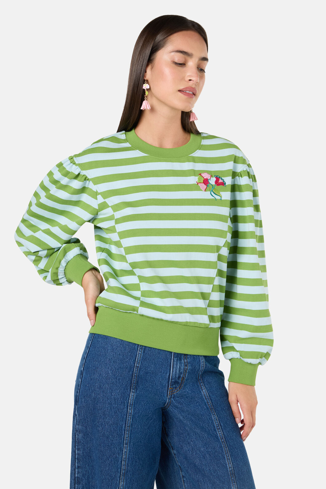 Gorman - Paisley Stripe Sweater - stripe