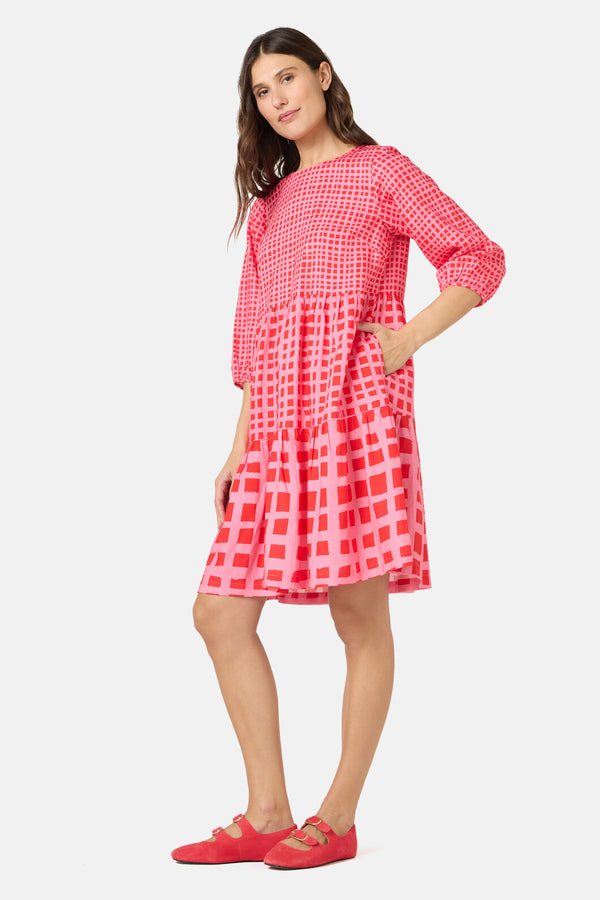 Gorman - Garden Check Smock Dress - check