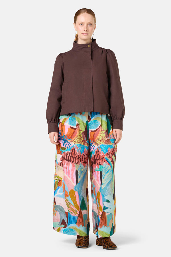 Gorman - Paloma Ripstop Jacket - chocolate