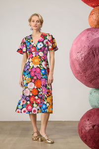 Gorman - Flower Meadow Print Midi Dress - print