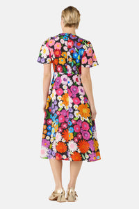 Gorman - Flower Meadow Print Midi Dress - print