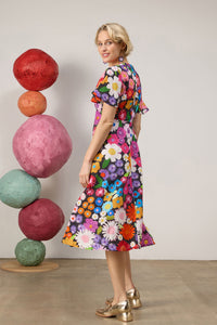 Gorman - Flower Meadow Print Midi Dress - print
