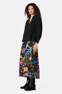 Gorman - Clover Seersucker Blouse - black