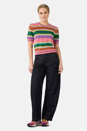 Gorman - Racing Stripe Knit Top - multi