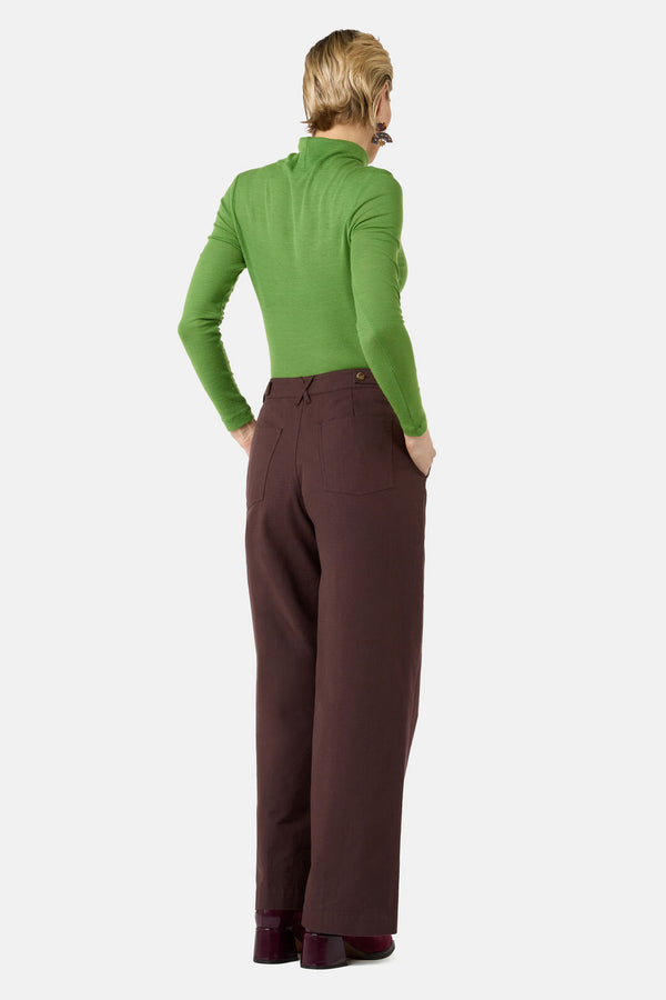 Gorman - Genovese Straight Leg Pant - chocolate