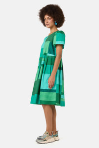 Gorman - Petal Patch Check Sadie Dress - print