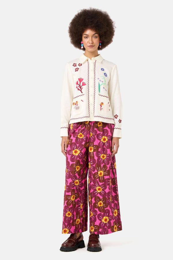 Gorman - Sanctuary Embroidered Shirt - cream