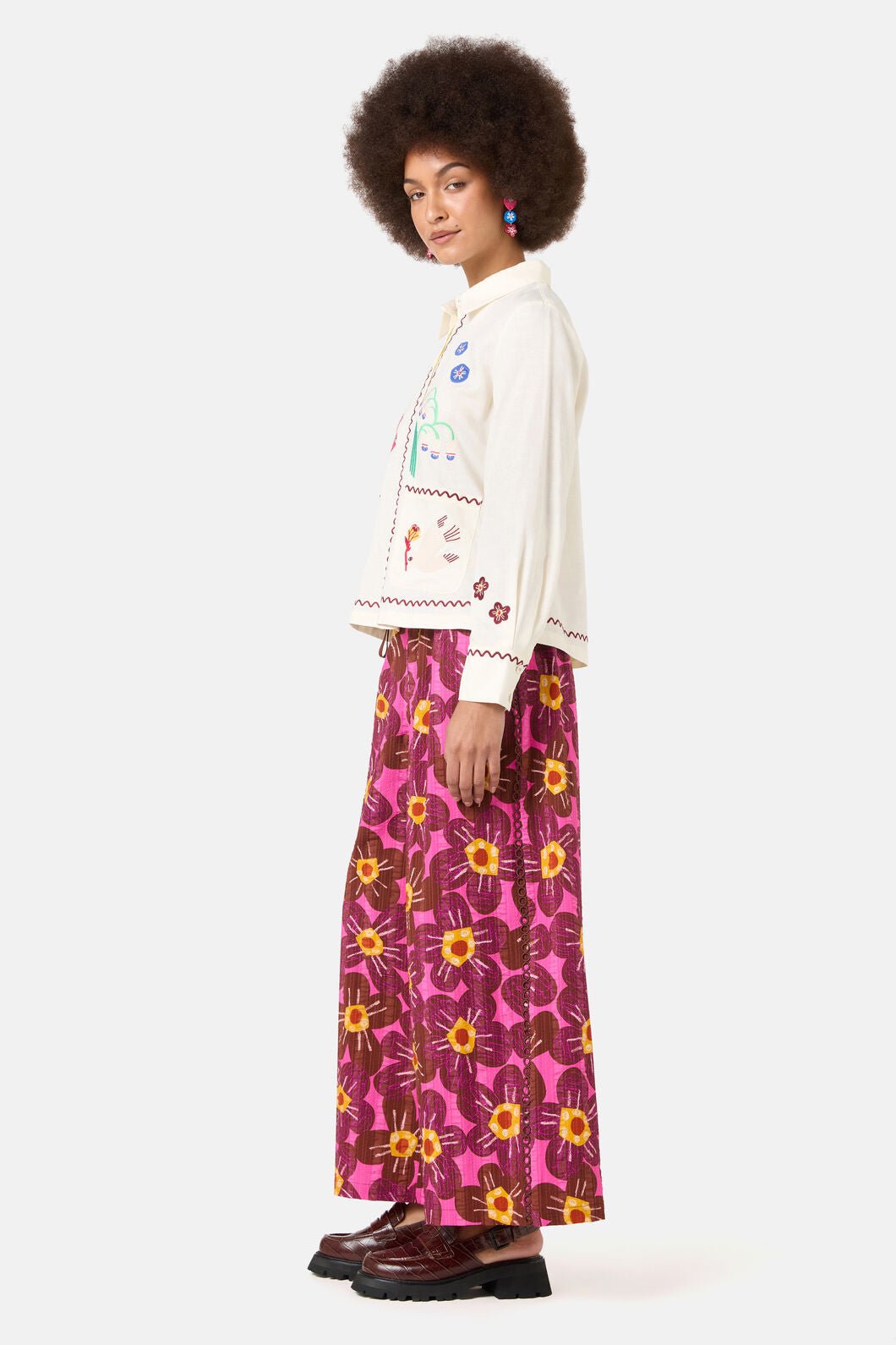 Gorman - Sanctuary Embroidered Shirt - cream