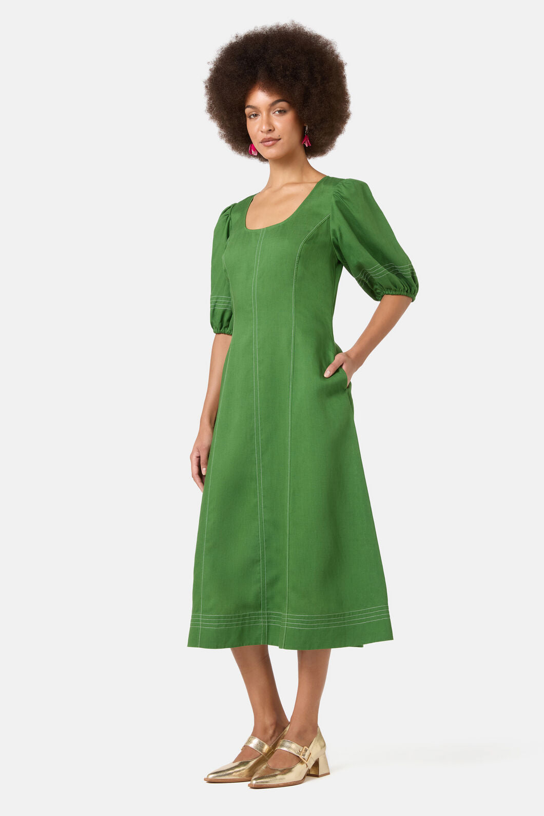 Gorman - Cami Midi Dress - green