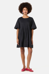 Gorman - Willa Organic Smock Dress - black