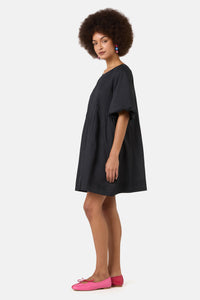 Gorman - Willa Organic Smock Dress - black