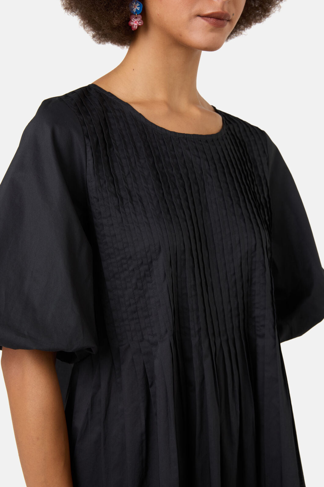 Gorman - Willa Organic Smock Dress - black