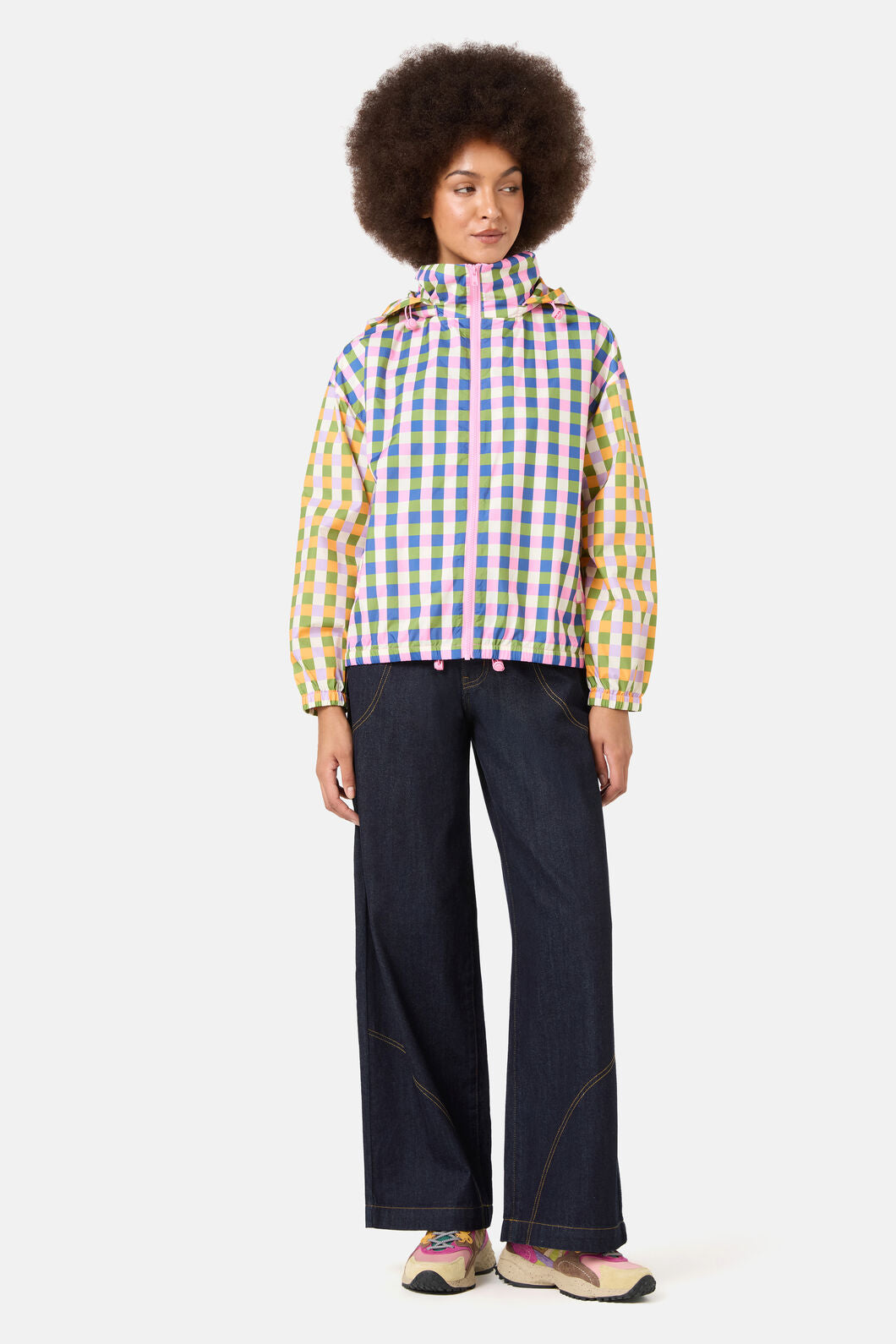 Gorman - Gillian Gingham Spray Jacket - print