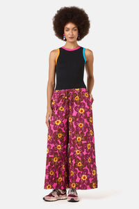 Gorman - Flowerful Seersucker Pant - print