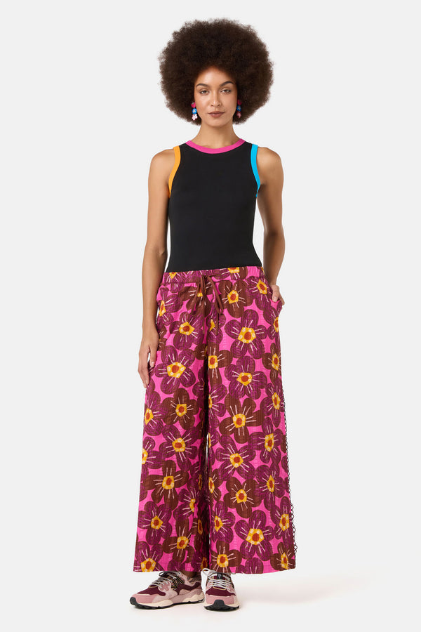 Gorman - Flowerful Seersucker Pant - print