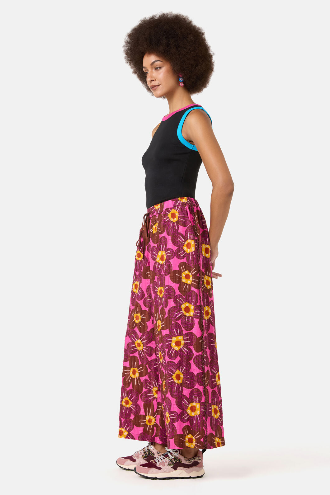 Gorman - Flowerful Seersucker Pant - print