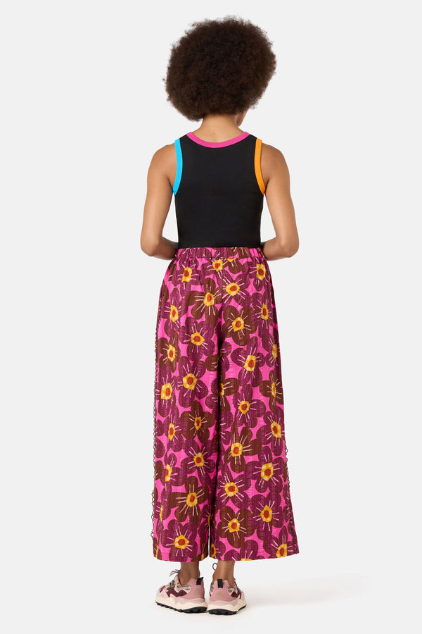 Gorman - Flowerful Seersucker Pant - print
