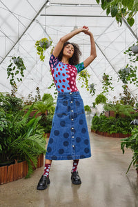 Gorman - On The Dot Denim Skirt - denim