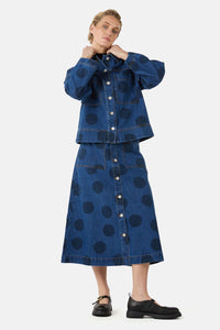 Gorman - On The Dot Denim Skirt - denim