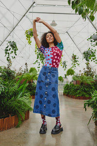 Gorman - On The Dot Denim Skirt - denim
