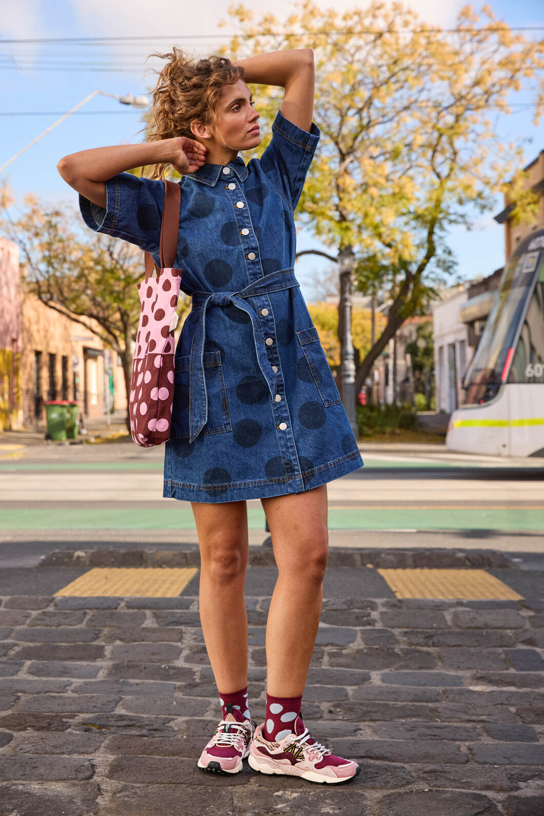 Gorman - On The Dot Denim Dress - denim