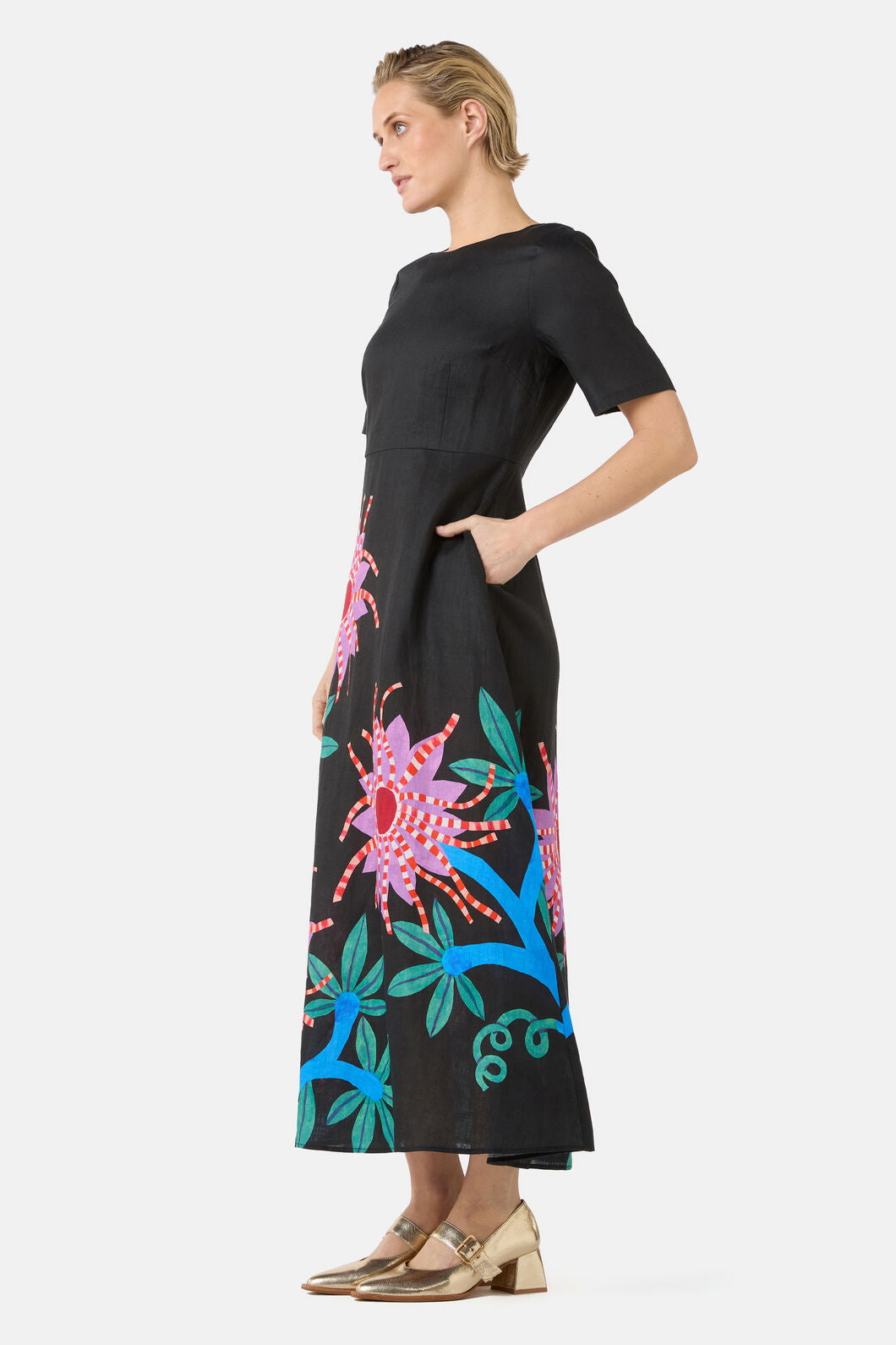 Gorman - Passion Flower Long Dress - print