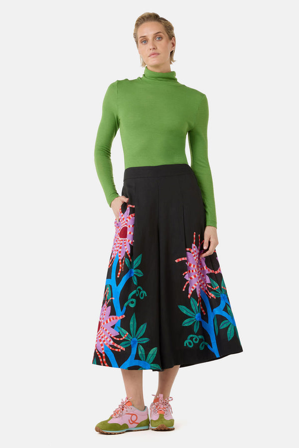 Gorman - Passion Flower Skort - print