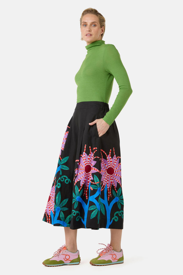 Gorman - Passion Flower Skort - print