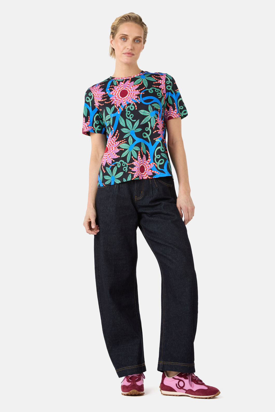 Gorman - Passion Flower Classic Tee - print