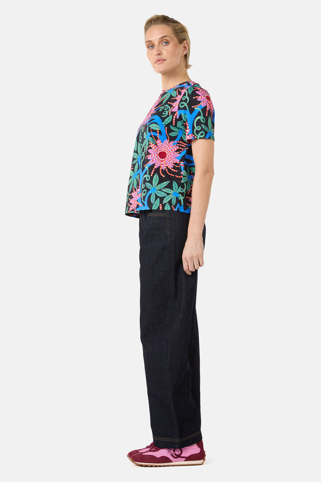 Gorman - Passion Flower Classic Tee - print