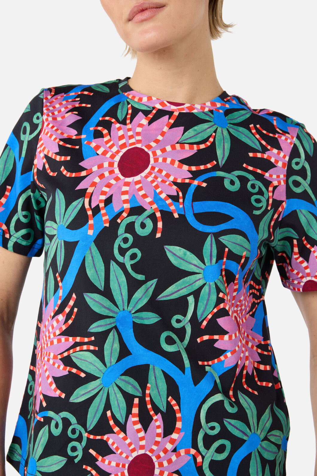 Gorman - Passion Flower Classic Tee - print