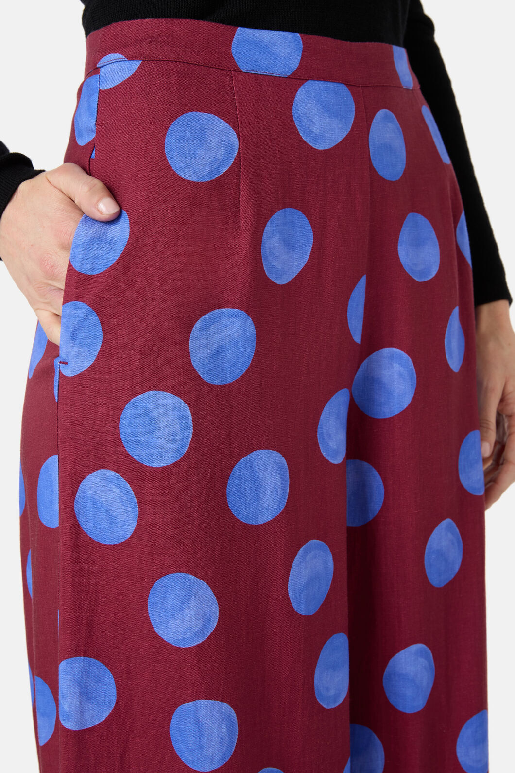 Gorman - On The Dot Wide Pants - wine