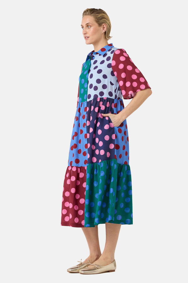 Gorman - On The Dot Spliced Dress - print