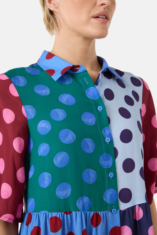 Gorman - On The Dot Spliced Dress - print