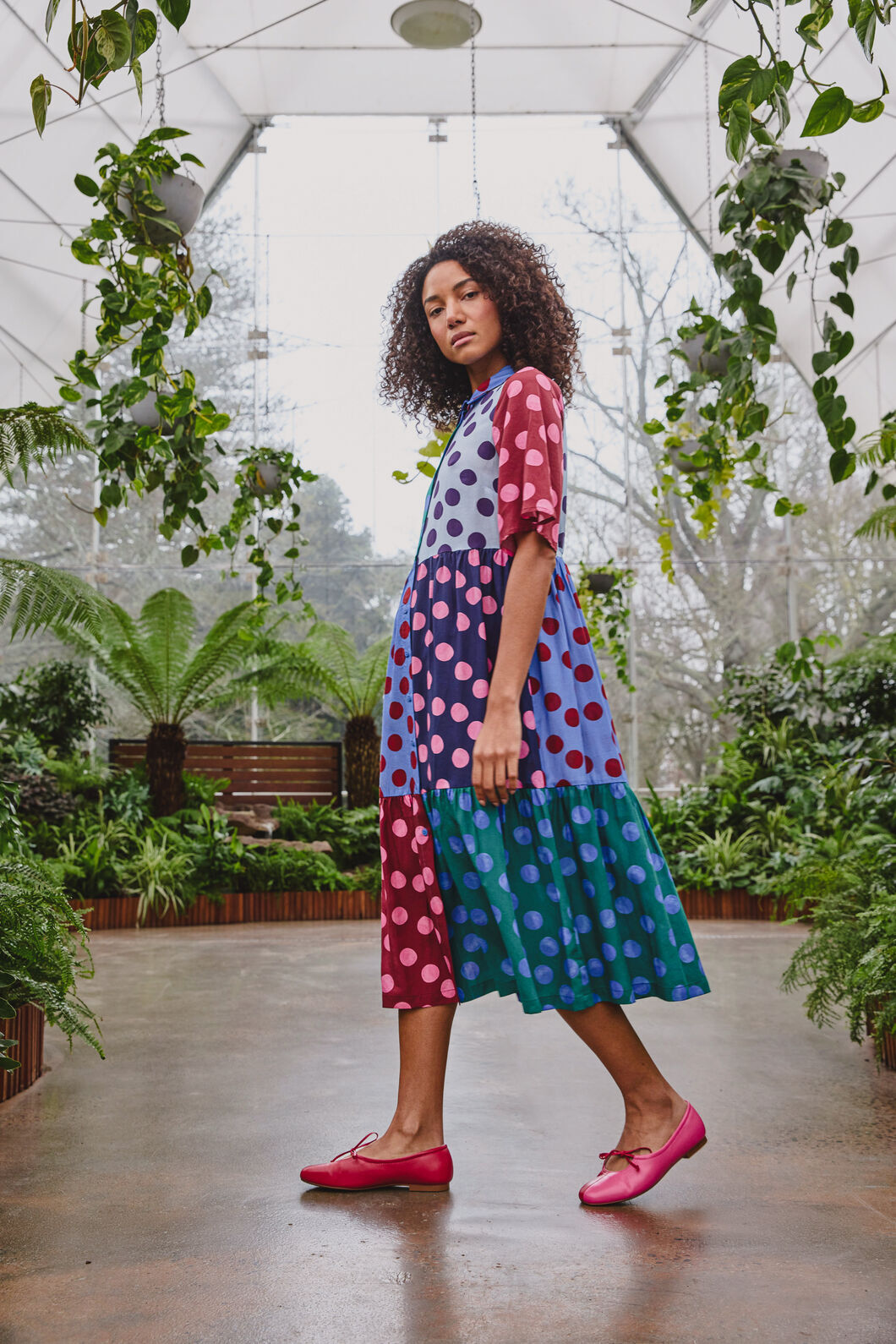 Gorman - On The Dot Spliced Dress - print