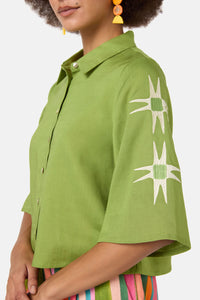 Gorman - Sunspill Embroidered Shirt - green