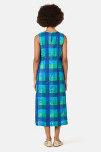 Gorman - Petal Patch Check Midi Dress - check
