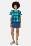 Gorman - Petal Patch Check Top - check