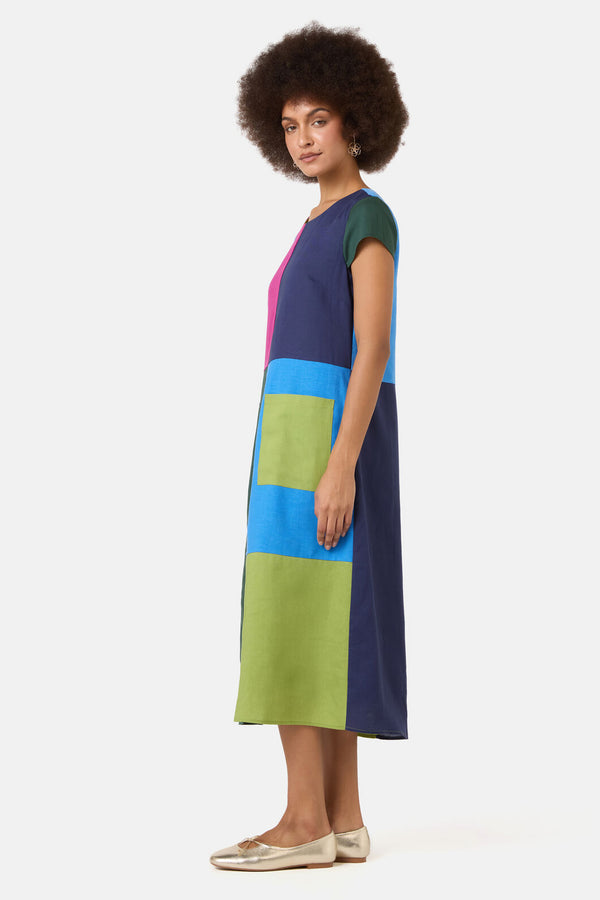 Gorman - Patch Midi Dress - multi